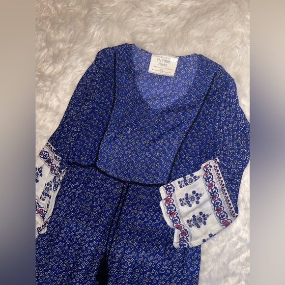 Long Linen feel double layered dress - Picture 2 of 3